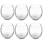 Lot de 6 gobelets bas "Cesari'Eau" 400 ml, Transparent