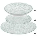 Service de table "Jasmin" 18 Pièces, Blanc