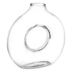 Vase "Circle" Transparent, H. 25,5 cm
