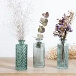 Set de 3 soliflores Vert, D.5,4 cm