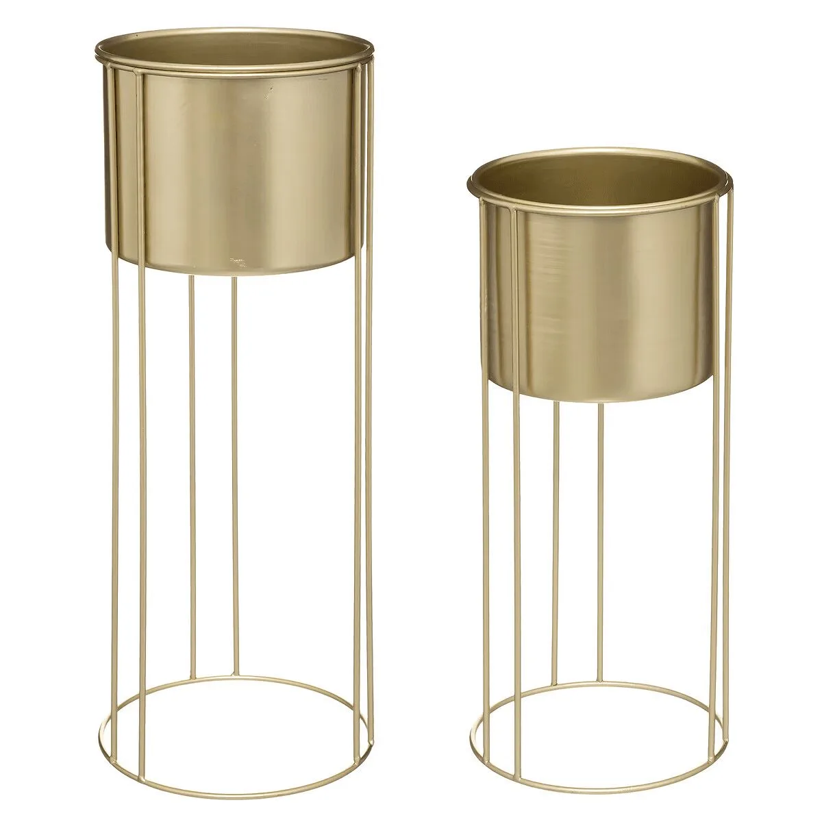 Set de 2 pots "Artifice" Doré