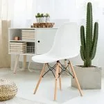 Noe ii chaise BLANC 53 x 46 x 82 cm