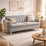 OPERA canapé 3pl L188 cm Gris
