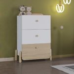 ESSENCE Commode Natural Oak / White