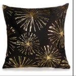 Aura dorée  coussin  45 x 45 cm