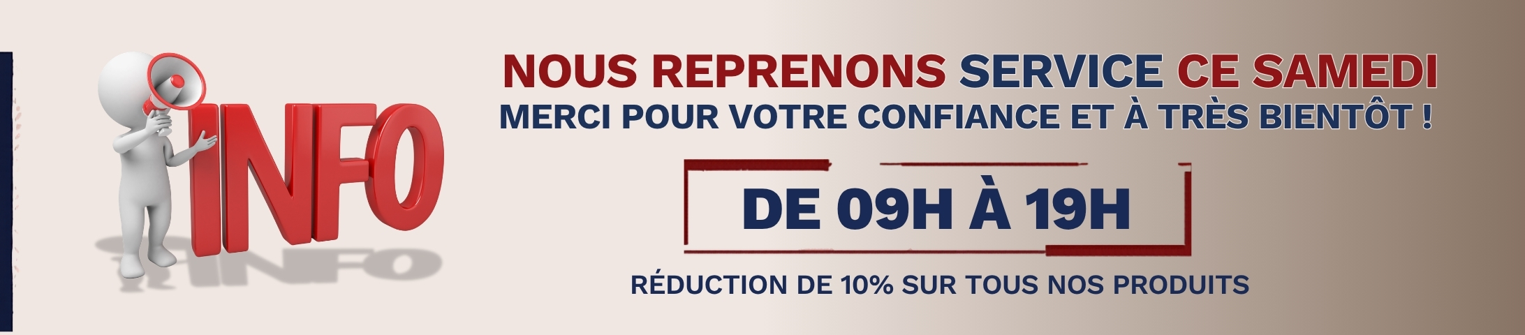 reprendre service bg