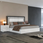 MANHATTAN Lit 180 x 200 cm + 2 Chevets  (AX-AB122)