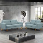 Skyla (Celina) canapé 3+2 places en tissu COMO-74 LIGHT GREEN