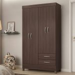 Armoire ASTRO 4 portes – Finition Coffee Touch