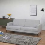 ISO canapé droit 3 places GRIS CLAIR (LEG-810N7-P3-LG)