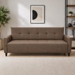 MELDY canapé lit 3 places en tissu marron (LAF-174N100S-1 P3)